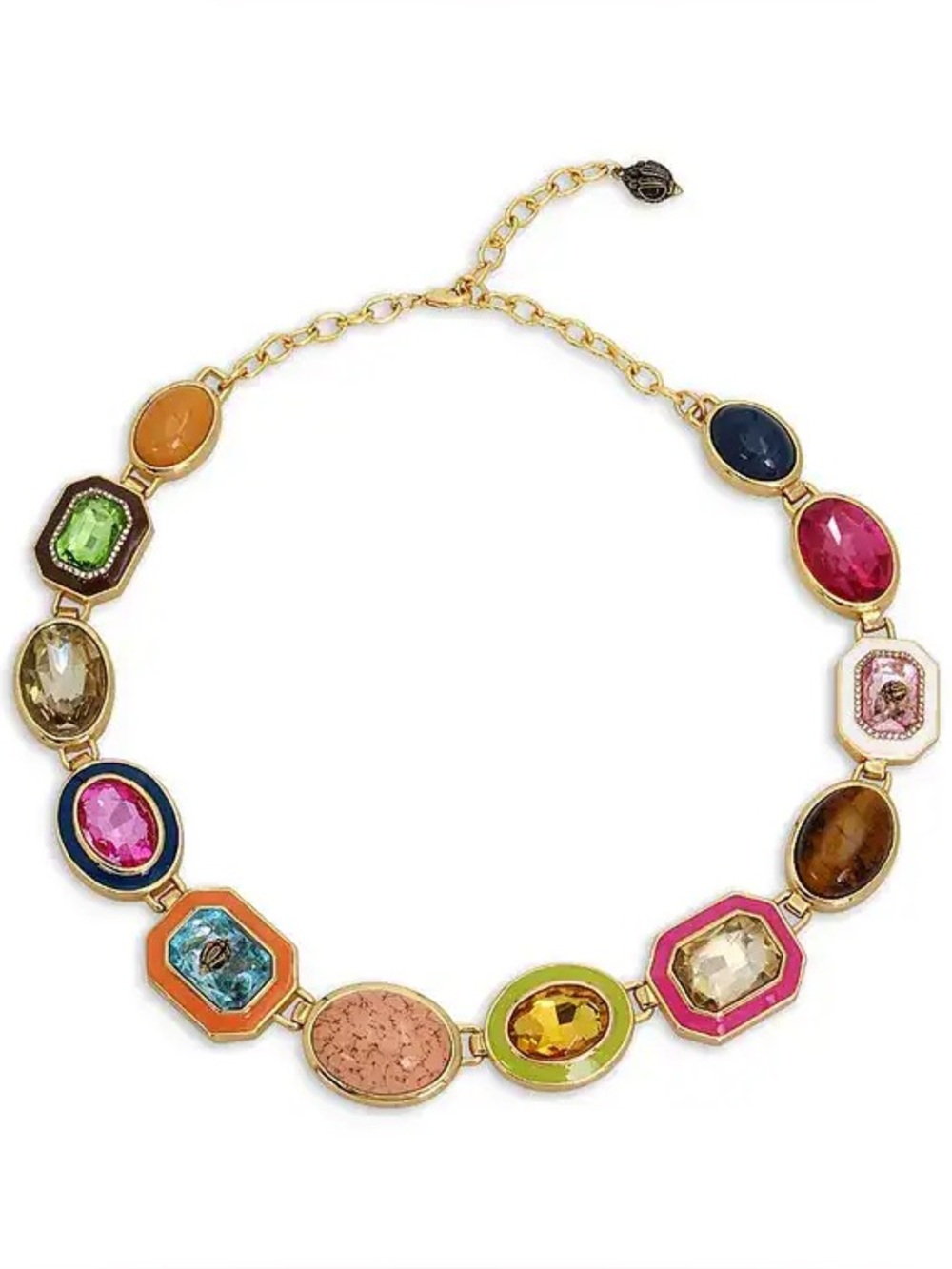 KURT GEIGER LONDON Signature Stone Gem Necklace, 18" NWT